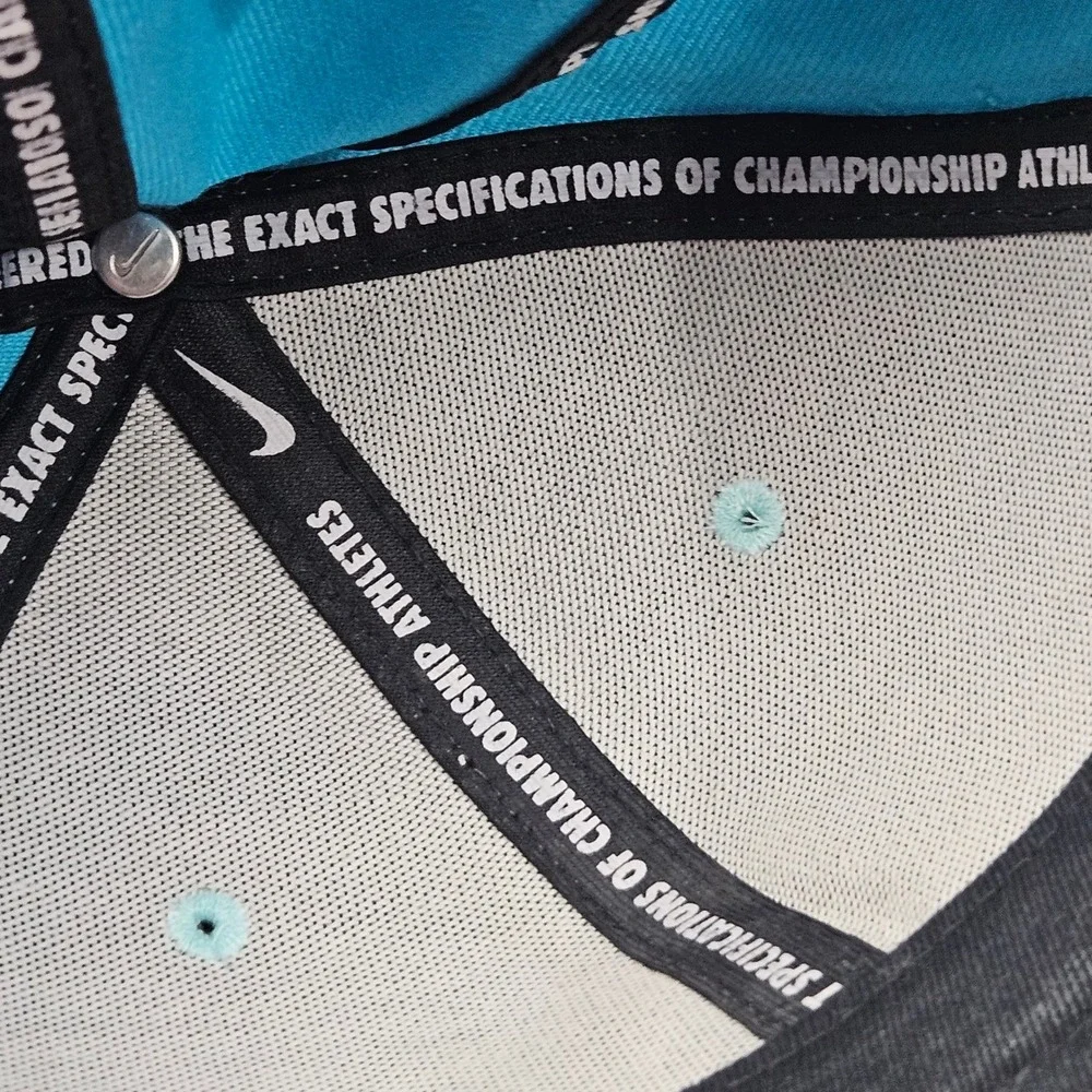 Nike Kevin Durant KD Snapback Hat Blue Gold‎ Logo Flat Bill Streetwear Cap Hype - Picture 5 of 9